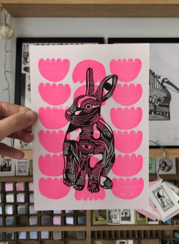 ✹ CONEJO y rosa fosfo ✹