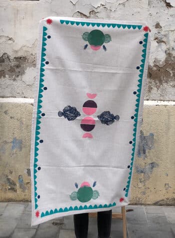 ~ MANTEL 66x122cm ~ pez escorpión