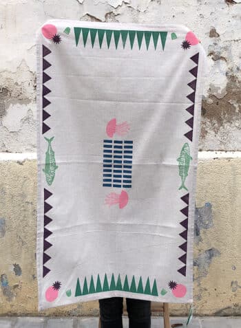 ~ MANTEL 66x122cm ~ medusas