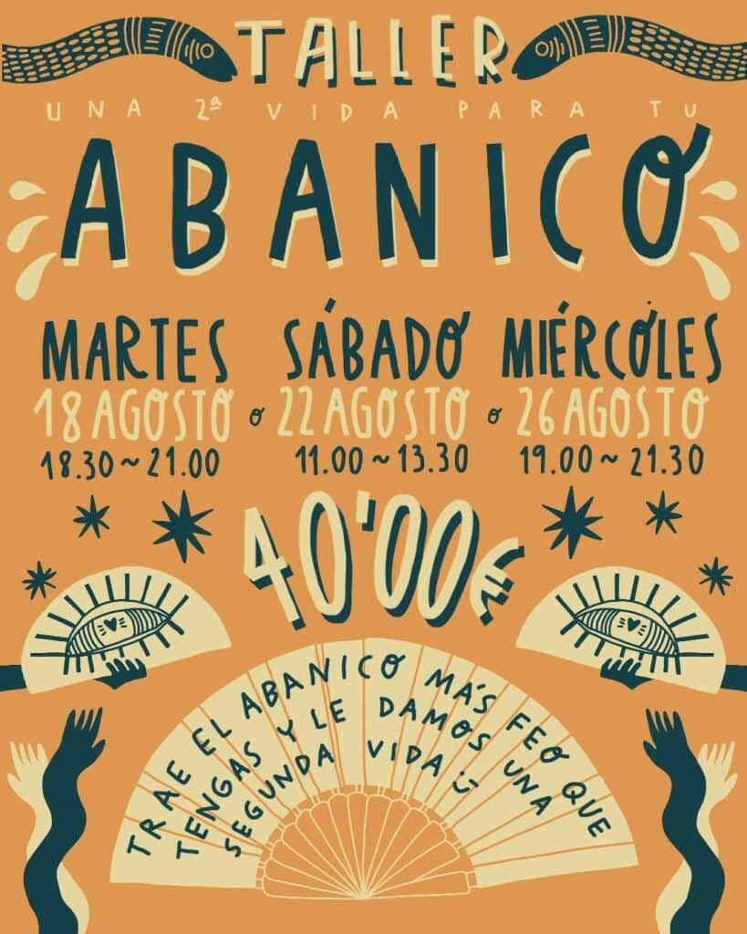 ⁞ Taller ABANICO | 40,00€ ⁞