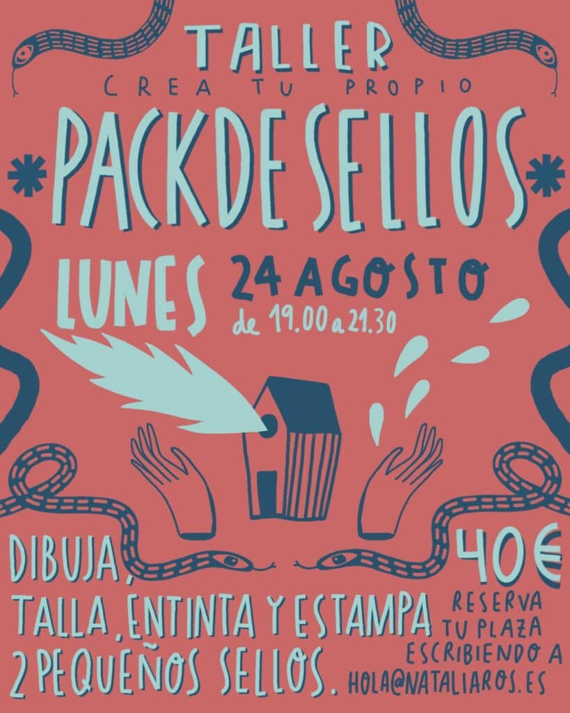 ⁞ Taller CREA TU PROPIO PACK DE SELLOS | 40,00€ ⁞
