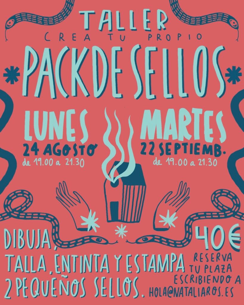 ⁞ Taller CREA TU PROPIO PACK DE SELLOS | 40,00€ ⁞