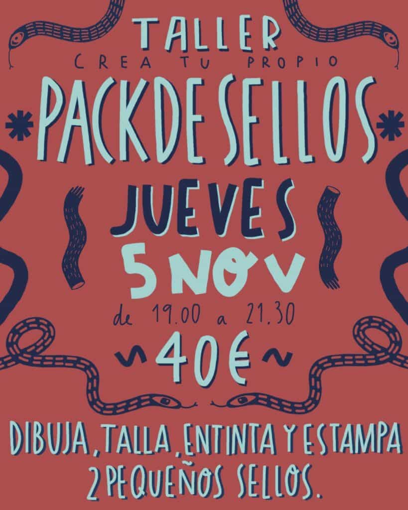 ⁞ Taller CREA TU PROPIO PACK DE SELLOS | 40,00€ ⁞