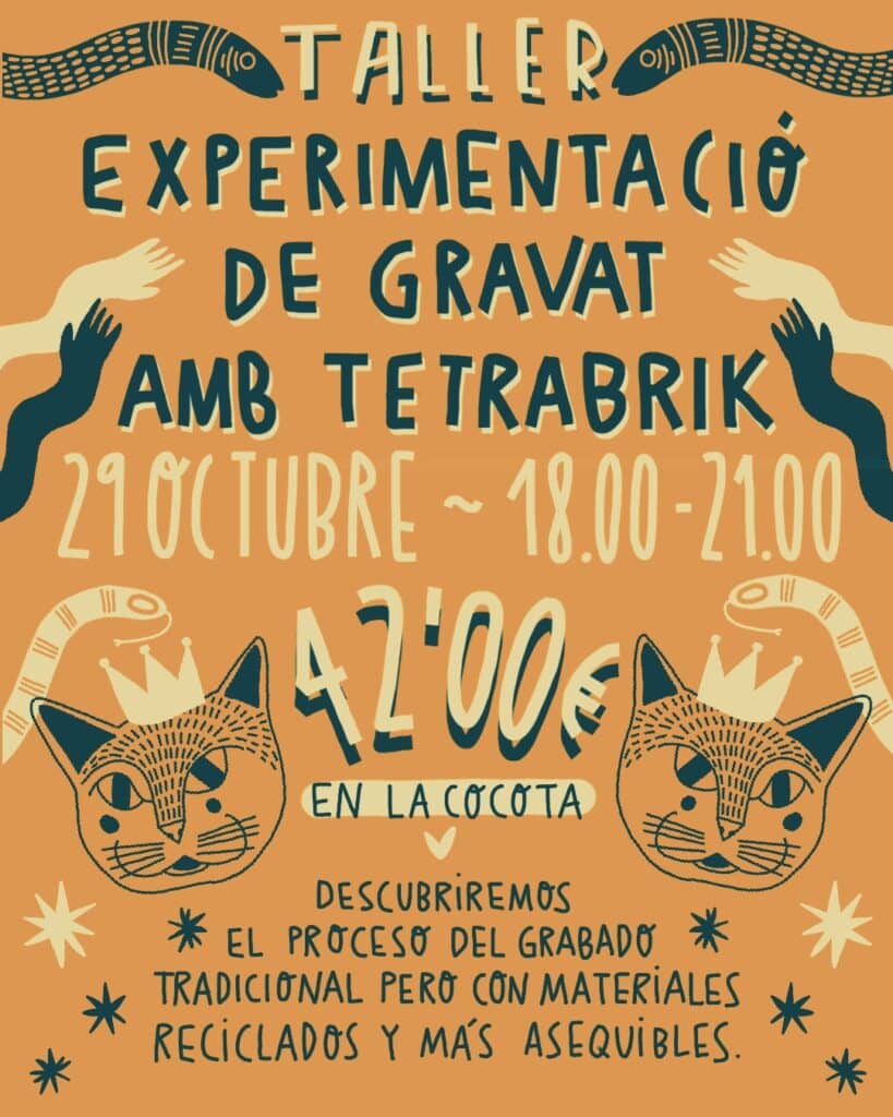 ⁞ Taller EXPERIMENTACIÓ DE GRAVAT AMB TETRABRIK ⁞